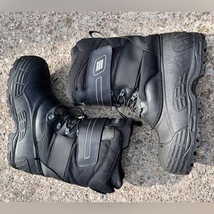 Black Winter Boots 11" Men